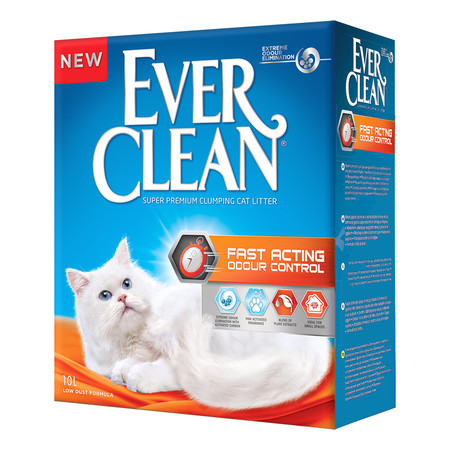 17289c000 Наполнитель Ever Clean Fast Acting комкующийся мгновенный контроль запахов