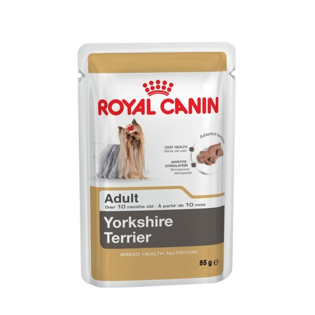 17457c000 Royal Canin Yorkshire Terrier Adult влажный корм паучи в форме паштета с мясом для собак породы йоркширский терьер старше 10 месяцев - 85 г