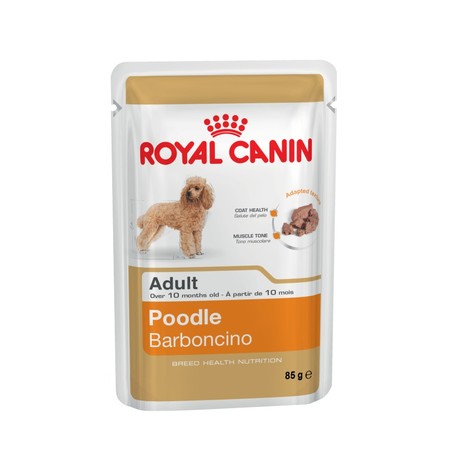 17458c000 Royal Canin Poodle Adult влажный корм в паучах для собак породы пудель старше 10 месяцев (паштет) - 85 г х 12 шт