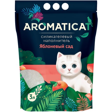 AromatiCat Силикагелевый наполнитель Яблоневый сад
