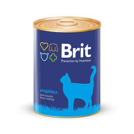 Brit Premium Turkey для кошек всех пород с индейкой - 0