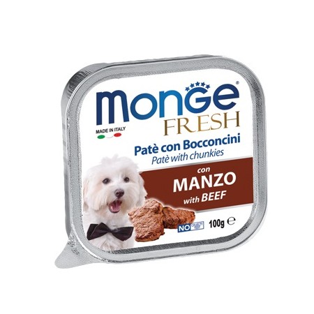 Monge Dog Fresh консервы для собак говядина 100 гр х 32 шт.