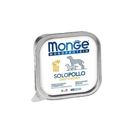 Monge Dog Monoproteico Solo консервы для собак паштет из курицы 150 г x 24 шт