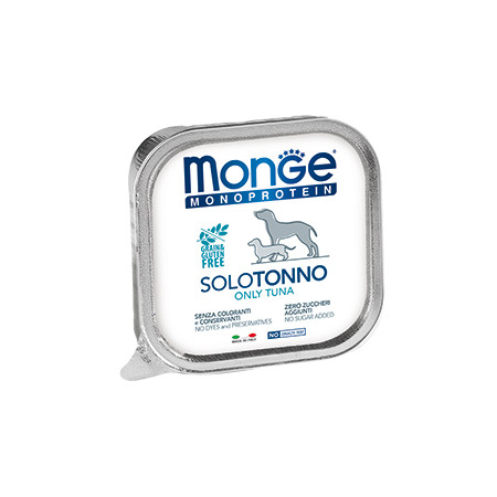 Monge Dog Monoproteico Solo консервы для собак паштет из тунца 150 г х 24 шт