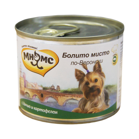 18565c000 Мнямс консервы Болито мисто по-Веронски (дичь с картофелем) для собак - 200 г х 6 шт