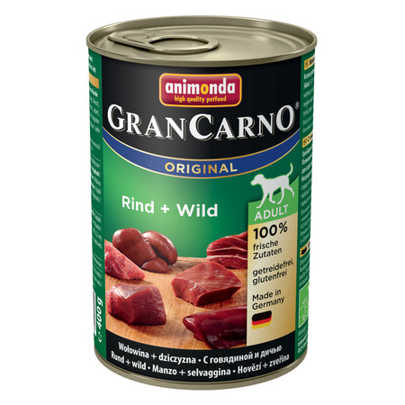 Animonda Gran Carno Original Adult с говядиной и дичью - 400 гр х 6 шт