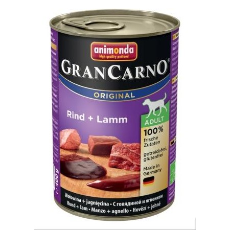 Animonda Gran Carno Original Adult с говядиной и ягненком - 400 гр х 6 шт