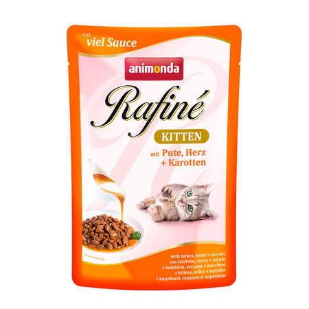 Animonda Паучи Rafine Soupe Kitten с индейкой