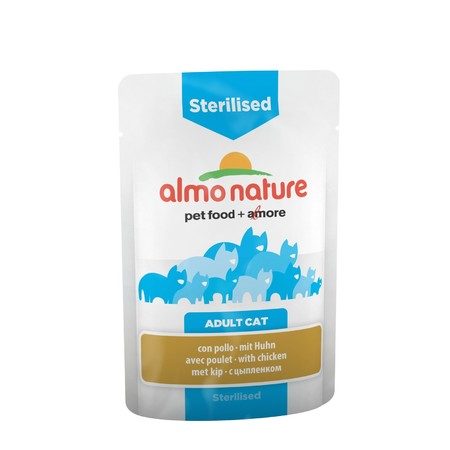 18825c000 Almo Nature Functional Adult Cat Sterilised with Chicken