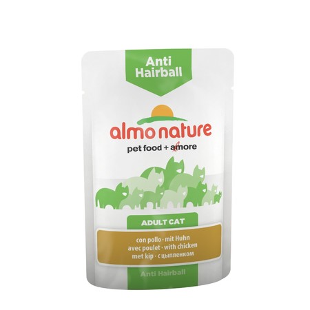 18827c000 Almo Nature Functional Adult Cat Anti-Hairball with Chicken