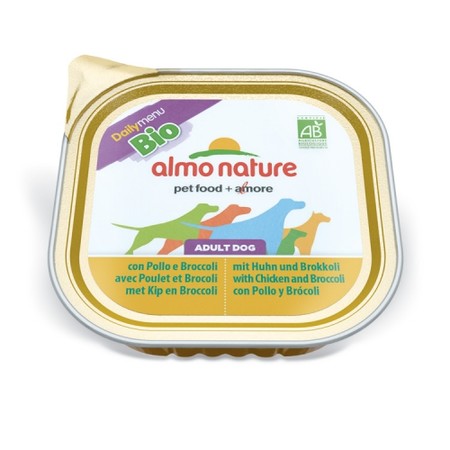 18842c000 Almo Nature Daily Menu Adult Dog Bio Pate Chicken&Brocolli