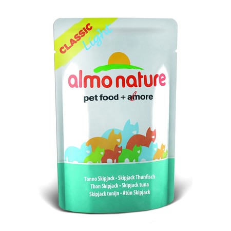 18899c000 Almo Nature Classic Light Adult Cat Skip Jack Tuna 55 г х 24 шт