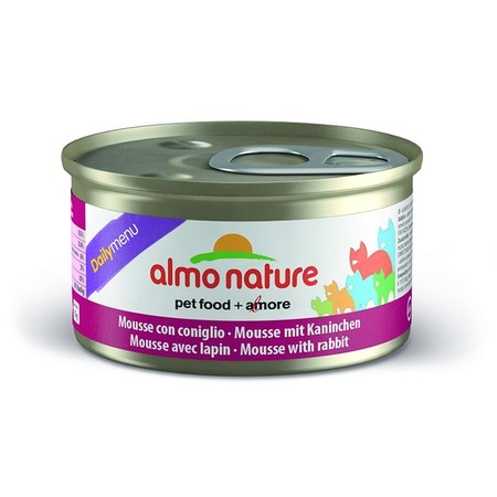 18923c000 Almo Nature Daily Menu Adult Cat Mousse Rabbit 85 г х 24 шт