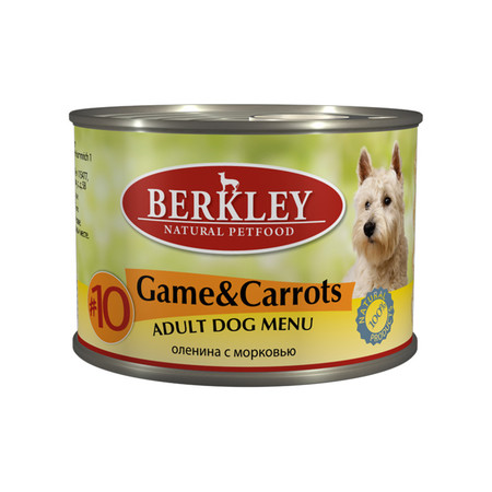Berkley Adult Dog Menu Game & Carrots № 10