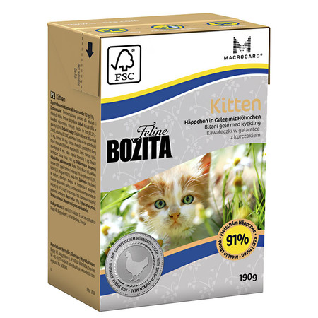 19062c000 Bozita Funktion Kitten кусочки курицы в желе для котят