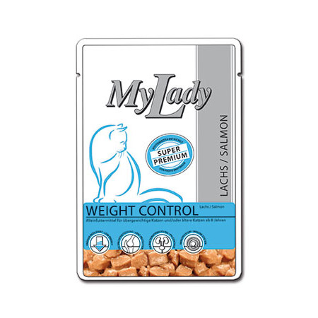 19244c000 Паучи Dr. Alder's My Lady Weight Control для пожилых и кастрированных кошек с мясом лосося 85 гр х 24 шт