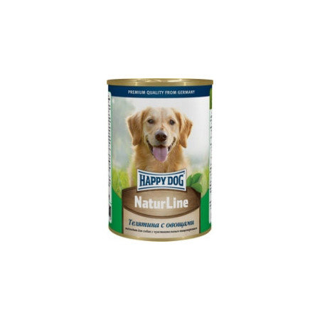 Влажный корм Happy Dog Телятина Овощи для собак возрастом от одного года - 400 гр х 20 шт