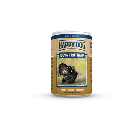 Влажный корм Happy Dog 100% Truthahn для собак при аллергии и проблемах с пищеварением с индейкой - 400 г