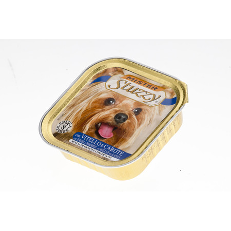 MISTER STUZZY DOG для собак с телятиной и морковью - 150 гр 22 шт