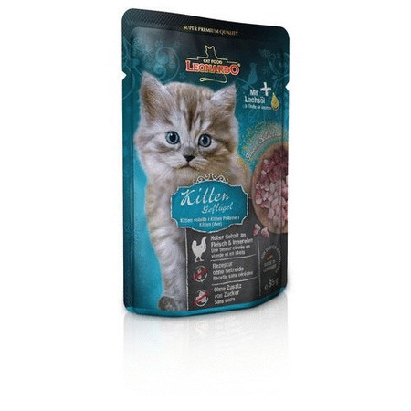 Влажный корм Leonardo Finest Selection в паучах для котят с птицей - 85 г