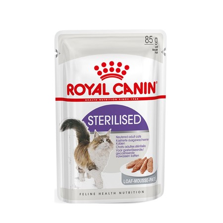 20726c000 Royal Canin Sterilised влажный корм для стерилизованных кошек в паучах паштет 12 шт х 85 г