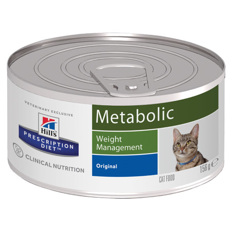 25199c000 Hill's Prescription Diet Metabolic Weight Management влажный корм для кошек для достижения и поддержания оптимального веса - 156 г