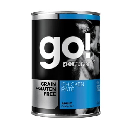 GO! GF DF беззерновой влажный корм для собак с курицей - 400 г