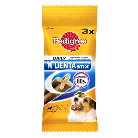 25553c000 Pedigree Denta Stix лакомство для взрослых собак мелких пород в форме мясных палочек - 45 г