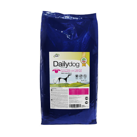 25620c000 Сухой корм Dailydog Adult Large Breed lamb and rice для взрослых собак крупных пород с ягненком и рисом