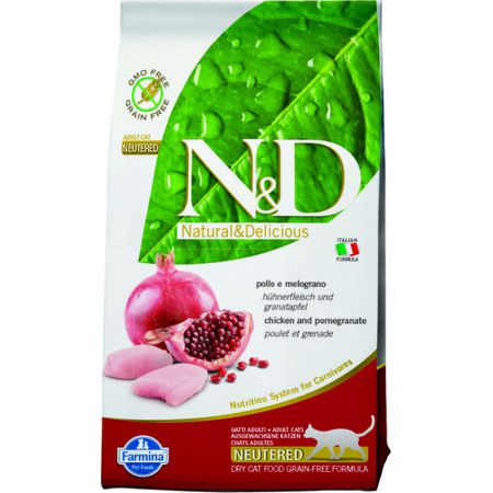 Farmina N&D Grain-Free Feline Chicken & Pomegranate Neutered