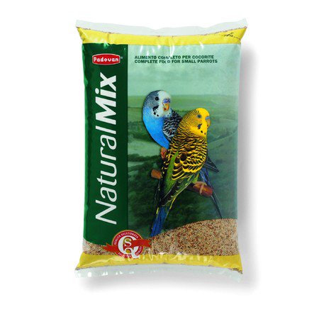 Корм Padovan Naturalmix cocorite корм для волнистых попугаев основной - 1 кг