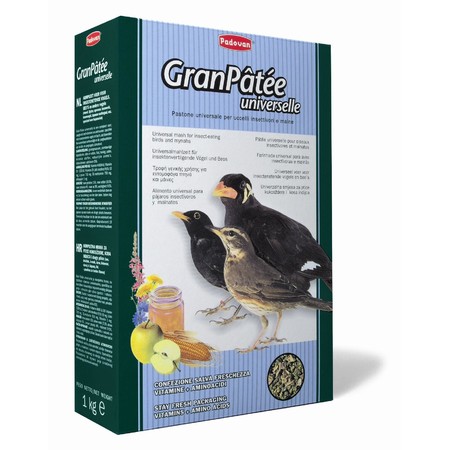 Корм Padovan Granpatee universelle для насекомоядных птиц комплексный универсальный - 1 кг