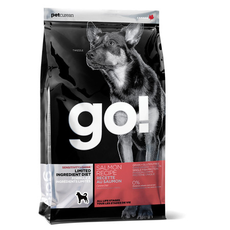 GO! Sensitivity + Shine GF сухой беззерновой корм для щенков и собак для чувствительного пищеварения с лососем