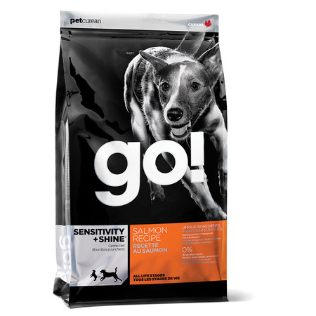 GO! Sensitivity + Shine сухой корм для щенков и собак с чувствительным пищеварением с лососем и овсянкой