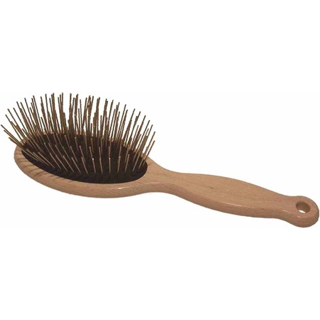 25894c000 1 All Systems pin brush щетка черная овальная для густой шерсти зубци 35 мм. Габариты 0.055 x 0.075 x 0.24