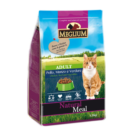 25926c000 Сухой корм Meglium Adult для взрослых кошек с говядиной
