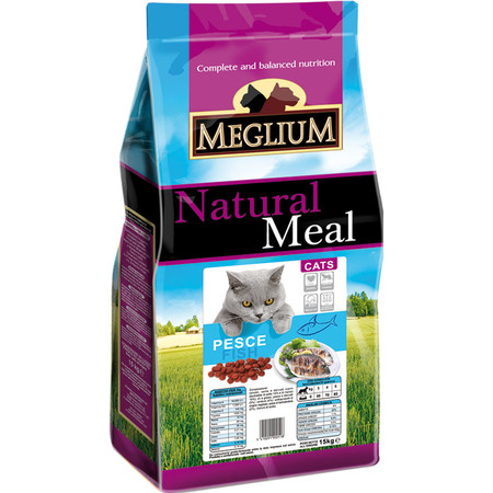 25933c000 Сухой корм Meglium Adult для взрослых кошек с чувствительным пищеварением с рыбой