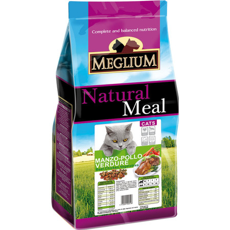 25957c000 Сухой корм Meglium Adult для взрослых кошек с говядиной