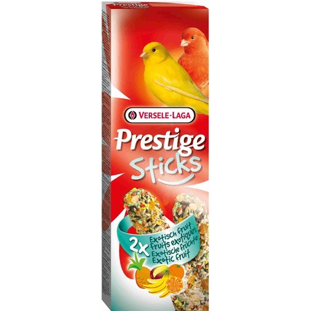 Versele-Laga PRESTIGE палочки для крупных попугаев с экзотическими фруктами 2 х 70 гр