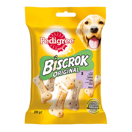 26103c000 Лакомство Pedigree Biscrok для собак в форме бисквитных косточек - 200 г
