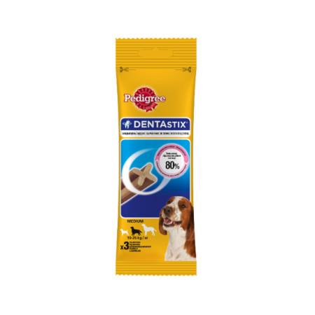 26187c000 Pedigree Denta Stix лакомство для взрослых собак средних пород с мясом - 77 г