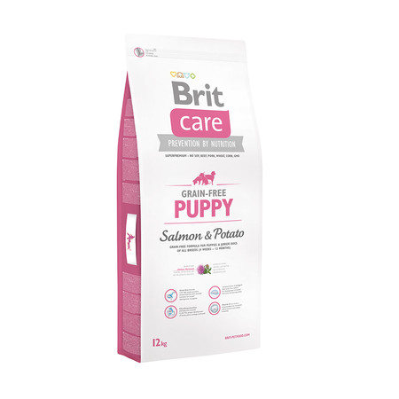 26373c000 Сухой беззерновой корм Brit Care Grain-free Puppy Salmon & Potato для щенков всех пород с лососем и картофелем
