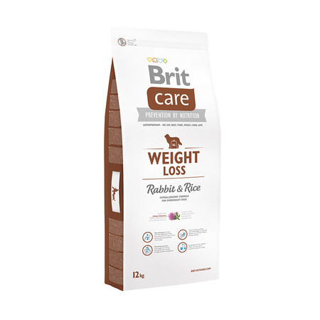 Сухой корм Brit Care Weight Loss Rabbit & Rice для собак с избыточным весом с кроликом и рисом