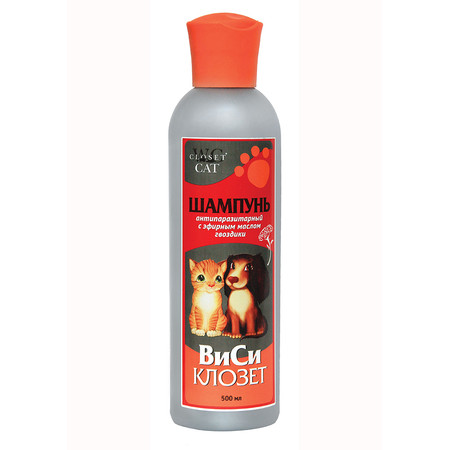 26545c000 WC Closet шампунь антипаразитарный для домашних животных с эфирным маслом гвоздики - 500 мл