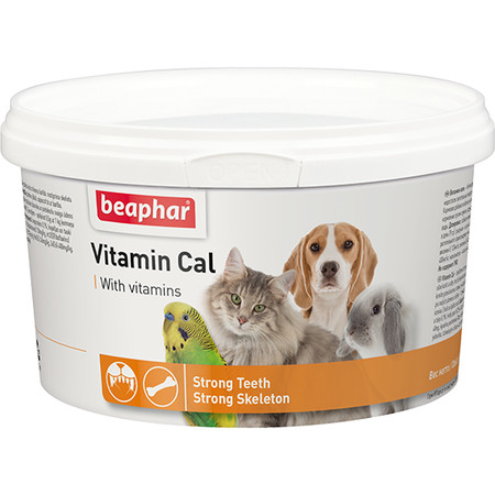 Смесь витаминная Beaphar Vitamin Cal для котов и собак ддя иммунитета - 250 г