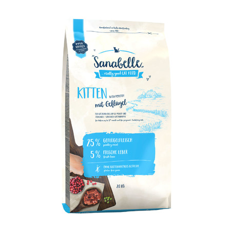 Сухой корм Bosch Sanabelle Kitten для котят с домашней птицей - 2 кг