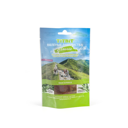 Titbit вяленые лакомства филе куриное Classic 50 г