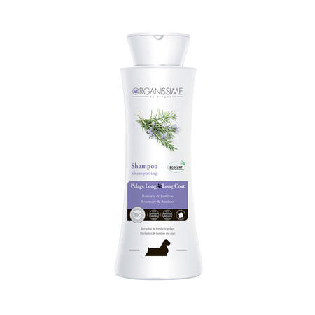 27103c000 Уникальный органический эко-шампунь Long Coat Shampoo Organissime by Biogance для длинношерстных собак всех пород с экстрактом бамбука и эфирными маслами розмарина - 250 мл