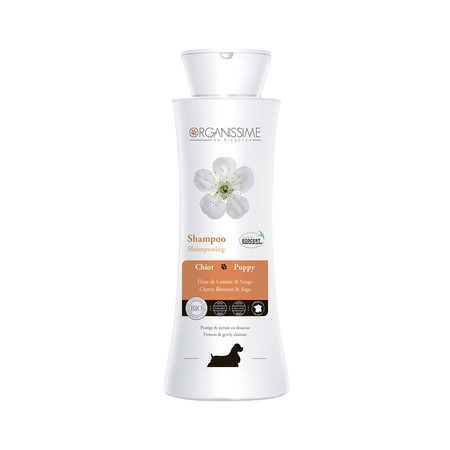 27105c000 Органический эко-шампунь Puppy Shampoo Organissime by Biogance для щенков с маслом шалфея и экстрактом цветов вишни - 250 мл
