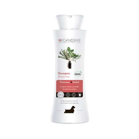 Травяной защитный органический эко-шампунь Herbal Protecteur Shampoo Organissime by Biogance для собак всех пород с комплексом эфирных масел - 250 мл